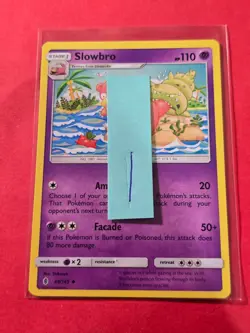 2017 Pokemon Sun and Moon Guardians Rising #49 Slowbro, UC, NF/H, cd1 - Image 3
