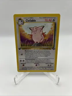 ITALIAN Clefable 17/64 Rare Non-Holo 1st Edition Jungle Pokemon TCG MP/HP - Image 1