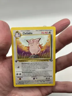 ITALIAN Clefable 17/64 Rare Non-Holo 1st Edition Jungle Pokemon TCG MP/HP - Image 3