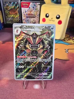 Kingambit 220/198 Illustration Rare Holo NM Pokemon TCG SV 🔥 - Image 1