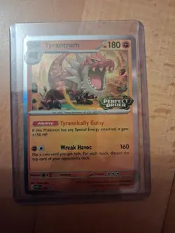 Tyrantrum Stamped - MEP 066 Perfect Order - NM - Prerelease Promo - Pokemon TCG - Image 1