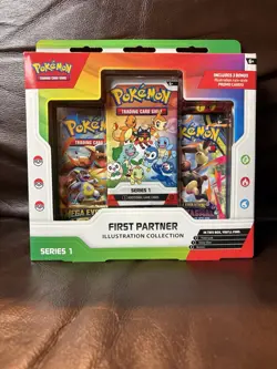 Pokemon First Partner Illustration Collection Series 1 Box Promo Exclusive 2023 - Image 1