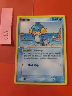 2006 Pokemon EX Crystal Guardians #57 Mudkip, C, NF/H, cd3 - Image 1