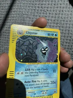 Expedition Cloyster #8 English Holo Rare 8/165 - HP 2002 Pokemon E Reader - Image 4