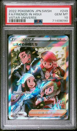 2022 POKEMON JPN SWORD & SHIELD VSTAR UNIVERSE FULL ART/FRIENDS IN HISUI PSA 10 - Image 1