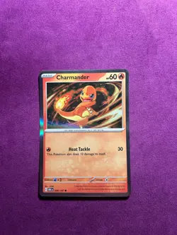 Pokemon TCG Charmander SV03: Obsidian Flames 026/197 Holo Promo Promo NM - Image 1