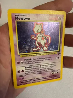 2000 Pokemon - Mewtwo Holo Rare Unlimited - Base Set 2 - 10/130 WOTC - Image 3