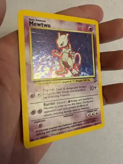 2000 Pokemon - Mewtwo Holo Rare Unlimited - Base Set 2 - 10/130 WOTC - Image 4
