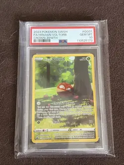 2023 Pokemon SWSH Crown Zenith #GG01/GG70 Hisuian Voltorb PSA 10 GEM MINT - Image 1