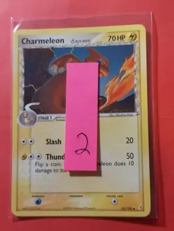 2006 Pokemon EX Crystal Guardians #30 Charmeleon DS, UC, NF/H, cd2 - Image 3
