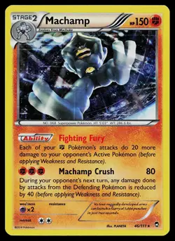 Pokemon XY - Furious Fists 46/111 Machamp - Image 1