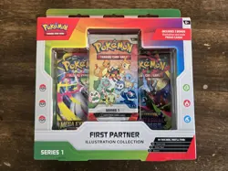 Pokemon TCG First Partner Illustration Collection Series 1 Promo Box English - Image 1