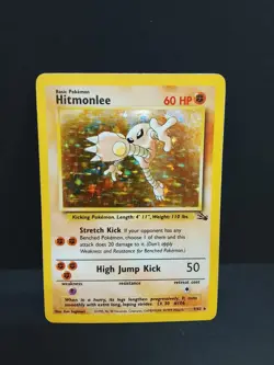 Pokemon Hitmonlee fossil 7/62 Holo fossil ENG - Image 1