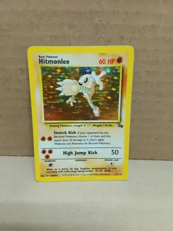 Pokemon Hitmonlee fossil 7/62 Holo fossil ENG - Image 3