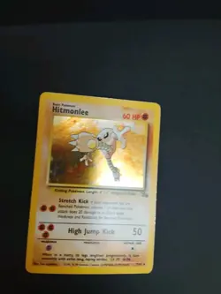 Pokemon Hitmonlee fossil 7/62 Holo fossil ENG - Image 5