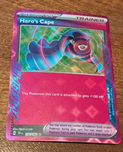 Pokemon TCG - Temporal Forces Hero's Cape Ace Spec 152/162 NM - Image 1