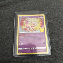 Pokemon TCG Mew 011/025 Celebrations Holo Rare NM-M Never Played! Pokemon Sleeve - Image 2