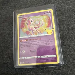 Pokemon TCG Mew 011/025 Celebrations Holo Rare NM-M Never Played! Pokemon Sleeve - Image 3