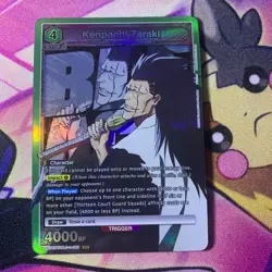 Union Arena TCG Kenpachi Zaraki Card UE01BT/BLC-1-081 SR NM Condition - Image 1