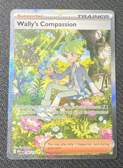 Pokemon TCG Wally's Compassion 186/132 SIR ME01: Mega Evolution NM - Image 1