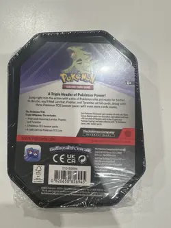 Pokemon TCG: Tyranitar Triple Whammy Collectors Tin - Factory Sealed - Image 2