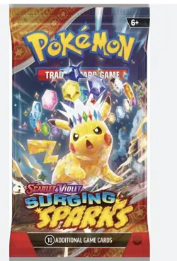 Pokemon TCG: Scarlet and Violet Surging Sparks x1 Booster Pack Sealed - Image 1