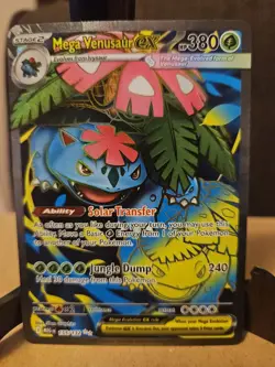 Mega Venusaur EX Mega Evolution Pack 155/132 Fresh NM Condition - Image 1