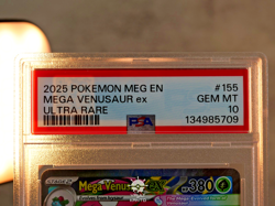 PSA 10 Mega Venusaur ex 155/132 Me01 Mega Evolution 2025 (English Pokemon Card) - Image 3