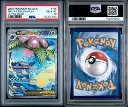 Mega Venusaur EX 155/132 Mega Evolution Full Art Ultra Rare PSA 10 - Image 3