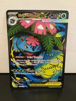 Mega Venusaur EX 155/132 Ultra Rare Holo Full Art Pokemon Mega Evolution - Image 1