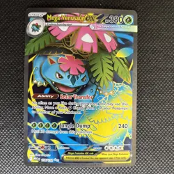 Pokemon Mega Venusaur EX 155/132 Full Art Mega Evolution Near Mint NM - X1 - Image 1