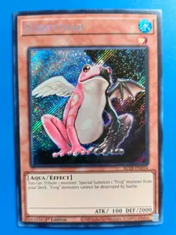 Near Mint Yugioh Substitoad BLTR-EN054 Secret Rare 1st Edition - Image 1