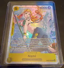 Bandai One Piece CCG 3 Card Lot Nami EB03-053 SR Character English - Image 2