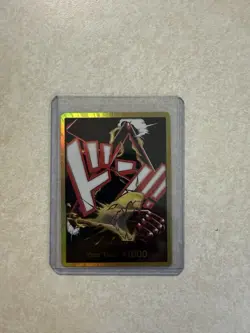 DON!! GOLD One Piece Card Monkey D Luffy Snakeman ENGLISH GOLD DON - Image 3