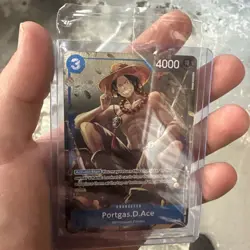 One Piece TCG Portgas D Ace P-074 - Tin Set Vol 2 Foil - Sealed English Promo - Image 1