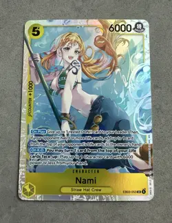 Nami EB03-053 SR One Piece TCG Heroines Edition Full NM - Image 1