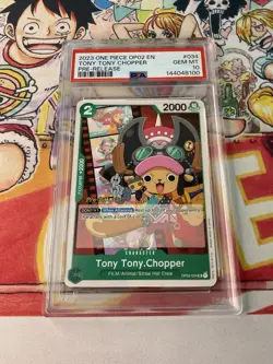 One Piece TCG Tony Tony Chopper (OP02-034) Pre-Release Promo English Stamped - Image 1
