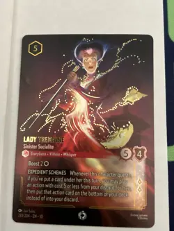 Lady Tremaine - Sinister Socialite (Enchanted) 233/204 Whispers Disney Lorcana - Image 1