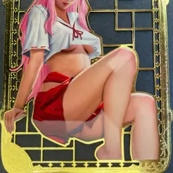 Goddess Story Gold METAL Card - Bikini - Random Serial Number #/200 Shuna Slime - Image 2