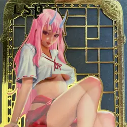 Goddess Story Gold METAL Card - Bikini - Random Serial Number #/200 Shuna Slime - Image 3