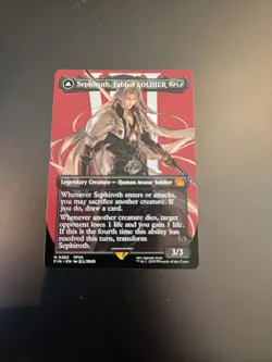 Sephiroth, Fabled SOLDIER MTG Final Fantasy Borderless 382 Near Mint - Image 1