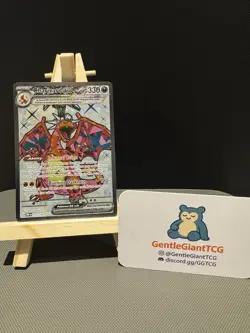 Pokemon Charizard EX Scarlet Violet Obsidian Flames #215/197 NM Condition - Image 1