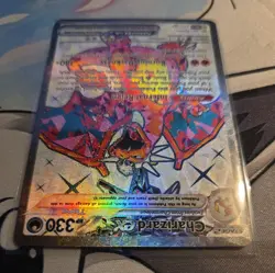 Pokemon TCG Charizard EX Obsidian Flames Full Art Card 215/197 NM English - Image 2