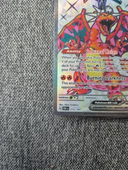 Pokemon TCG Charizard EX 215/197 Obsidian Flames - Image 5