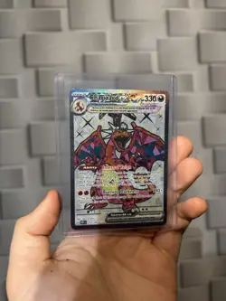 Pokemon TCG Scarlet & Violet Obsidian Flames Charizard EX 215/197 Ultra Rare - Image 1