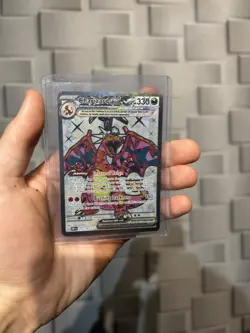 Pokemon TCG Scarlet & Violet Obsidian Flames Charizard EX 215/197 Ultra Rare - Image 3