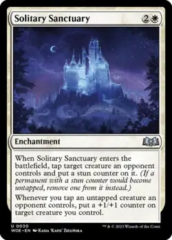 Solitary Sanctuary -Foil Near Mint MTG Wilds of Eldraine - Image 1