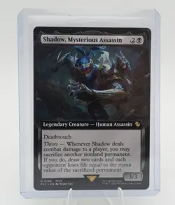 Shadow, Mysterious Assassin (Extended Art) #148 (NM) Final Fantasy FIC Magic MTG - Image 1