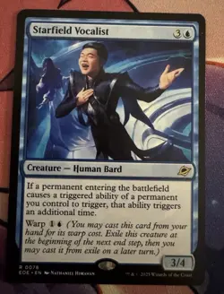 Starfield Vocalist Edge of Eternities Regular NM Magic MTG - Image 1