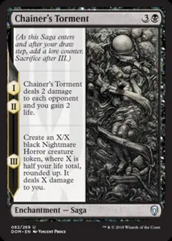 Chainer's Torment -Foil Near Mint MTG Dominaria - Image 1